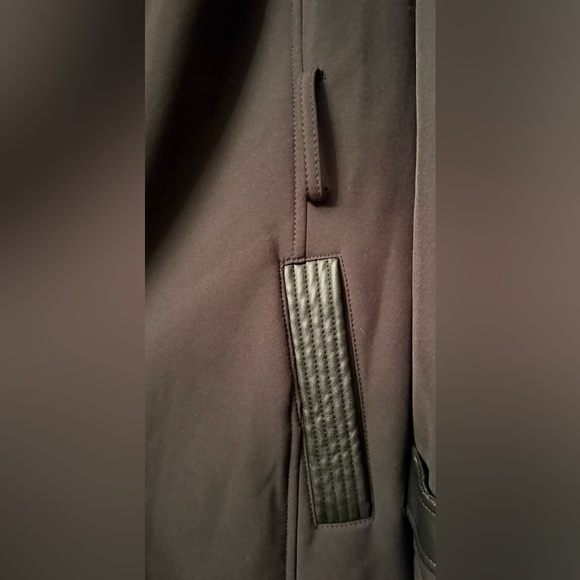 Vintage Michael Kors Black Trench Coat, Size Medium, EUC - Picture 4 of 13